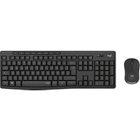 Logitech MK295 Tastatur-Maus-Set kabellos schwarz von Logitech