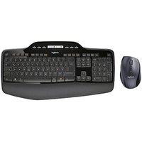 Logitech MK710 Performance Tastatur-Maus-Set kabellos schwarz von Logitech