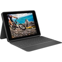 Logitech RUGGED FOLIO Tablet-Tastatur schwarz geeignet für Apple iPad 7. Gen (2019), Apple iPad 8. Gen (2020) von Logitech