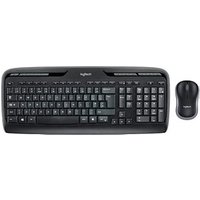 Logitech Wireless Combo MK330 Tastatur-Maus-Set kabellos schwarz, grau von Logitech