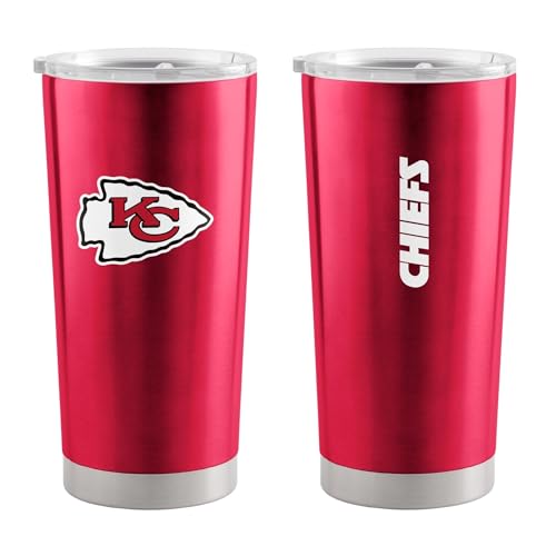 Logo Brands 616-S20T-1: Kansas City Chiefs Edelstahl-Becher, 590 ml Logo Brands 616-S20T-1: Kansas City Chiefs Edelstahl-Becher, 590 ml von Logo Brands