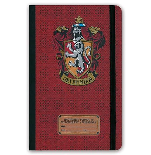Harry Potter | Gryffindor Logo | Hardcover Notizbuch A5 | mit Gummiband | liniert Harry Potter | Gryffindor Logo | Hardcover Notizbuch A5 | mit Gummiband | liniert von Logoshirt
