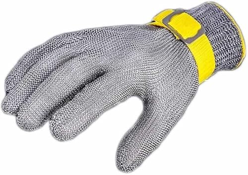 Arbeitssicherheit Schnittschutzhandschuhe, schnittfeste Handschuhe, Holzschnitzerei, Gartenarbeit, Glasschneiden, Kleidung, Schneiden, Sicherheitsarbeitshandschuhe, for links oder rechts(2PCS/M) von LoiYtrd