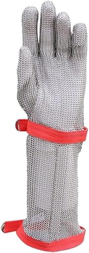 LoiYtrd Arbeitssicherheit Schnittschutzhandschuhe, schnittfeste Metallhandschuhe, Holzschnitzerei, Glasschneiden, Porter, Sicherheitsarbeitskettenhandschuhe(1PCS/S) von LoiYtrd