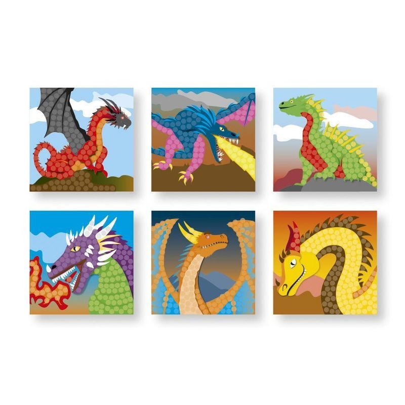 Playmais® Card Set Mosaic Fantasy Dragon von Loick Trade GmbH
