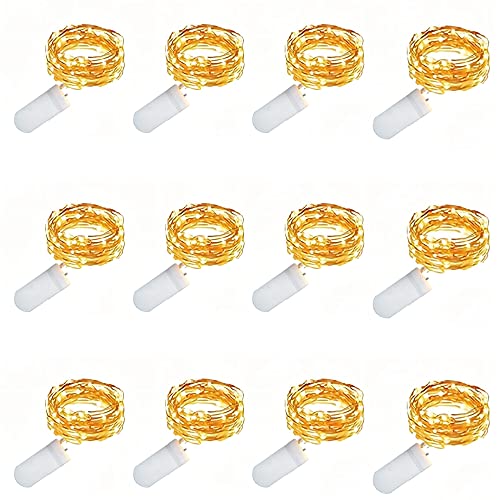 LED Lichterkette 12 Stück 2M 20 LED Lichterketten Wasserdich für Party Deko,Weihnachten, Party Hochzei,Halloweent Warmweiß LED Lichterkette 12 Stück 2M 20 LED Lichterketten Wasserdich für Party Deko,Weihnachten, Party Hochzei,Halloweent Warmweiß von Loiina