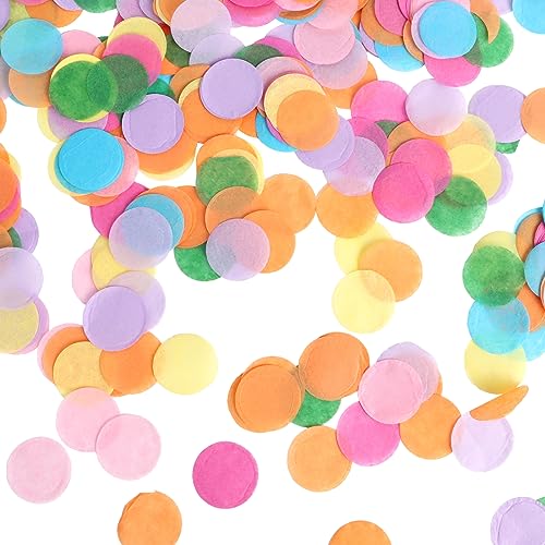 Lollanda 10.000 Stück rundes Konfetti, 120 g, mehrfarbiges Papierkonfetti, Kreisgewebe-Konfetti für Hochzeit, Urlaub, Geburtstag, Luftballons, Basteldekoration Lollanda 10.000 Stück rundes Konfetti, 120 g, mehrfarbiges Papierkonfetti, Kreisgewebe-Konfetti für Hochzeit, Urlaub, Geburtstag, Luftballons, Basteldekoration von Lollanda