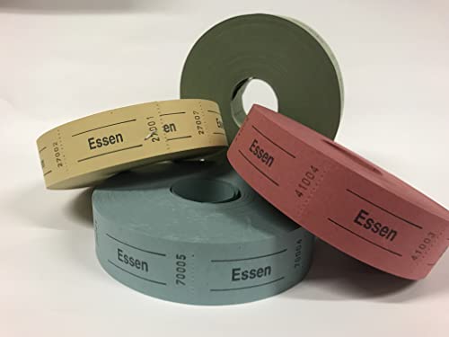 Essenmarken 1000 Abrisse farblich sortiert - 1 Rolle von Lomatek