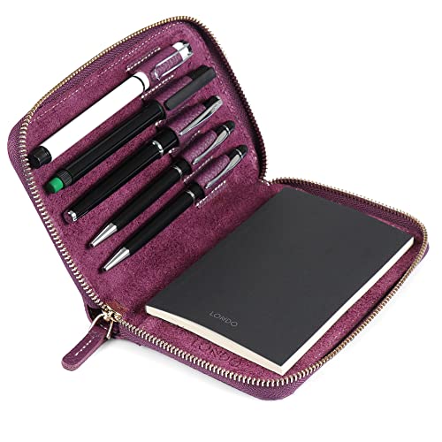 Londo Echtleder Padfolio – Portfolio Ordner mit Bleistifthalter, Notizblock & Reißverschluss für Business, Büro & Reisen Londo Echtleder Padfolio – Portfolio Ordner mit Bleistifthalter, Notizblock & Reißverschluss für Business, Büro & Reisen von Londo