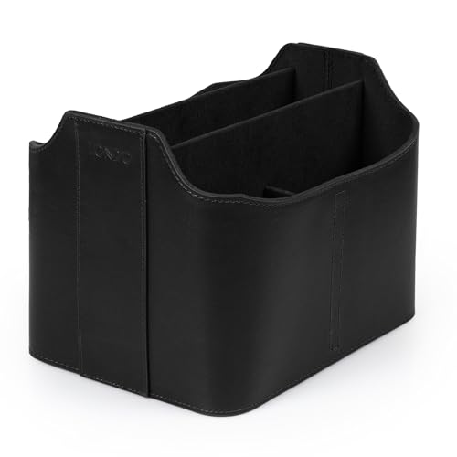 Londo Leder Fernbedienung Organizer und Halter mit Tablet Fach, Fernbedienungshalter - Multifunktion Aufbewahrung von Londo