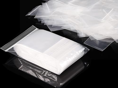 Plastikbeutel Zipper beutel baggies 200 Stück 10x7cm druckverschlussbeutel klein tütchen plastiktüten ziplock beutel zip beutel baggys wiederverwendbar tüten groß wiederverschließbare beutel von Lonely high heels