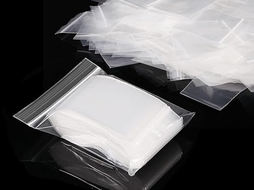 Plastikbeutel Zipper beutel druckverschlussbeutel baggies 300 Stück 6 * 4 cm plastiktüten ziplock zip klein tütchen baggys wiederverwendbar tüten groß wiederverschließbare von Lonely high heels