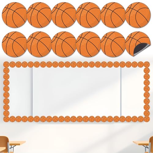 Magnetische Pinnwand-Bordüre mit Basketball-Thema, 30 Stück, für Klassenzimmer, vorgeschnittene Streifen, wiederverwendbar, Sport, magnetische Pinnwand-Dekorationen für Klassenzimmer, Büro und Magnetische Pinnwand-Bordüre mit Basketball-Thema, 30 Stück, für Klassenzimmer, vorgeschnittene Streifen, wiederverwendbar, Sport, magnetische Pinnwand-Dekorationen für Klassenzimmer, Büro und von Lonfliness
