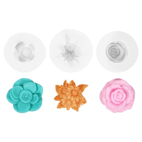 3 Stück Kerzen Formen Silikon transparent Rose Sonnenblume Anemone Silikonformen Gießformen Frühling Kerzen Kerzenformen zum Gießen Blumen 3D 3 Stück Kerzen Formen Silikon transparent Rose Sonnenblume Anemone Silikonformen Gießformen Frühling Kerzen Kerzenformen zum Gießen Blumen 3D von LongHoneySong