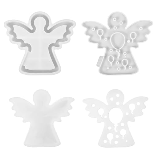 Silikonformen Gießformen Engel, 3D Silikonformen Gießformen Weihnachten/Frühling/Sommer, Giessform Silikon für DIY (Ballon) von LongHoneySong