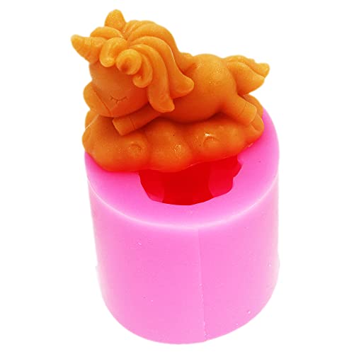 LC Einhorn-Silikonform für Seife, Kuchen, Kekse, Schokolade, Eiswürfel LC Einhorn-Silikonform für Seife, Kuchen, Kekse, Schokolade, Eiswürfel von Longcang mold