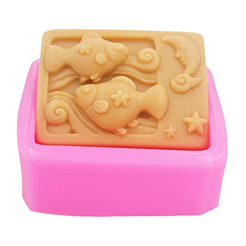 LC Pisces Silicone Moulds Handmade Soap Molds Silicone Soap Mould Soap DIY Mold For Baking, Cake, Chocolate von Longcang mold