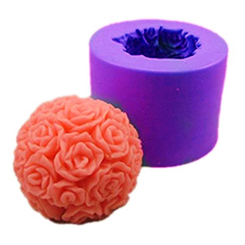 LC Rose Silikonformen Handgemachte Seifenformen Silikonform Seife DIY Form von Longcang mold