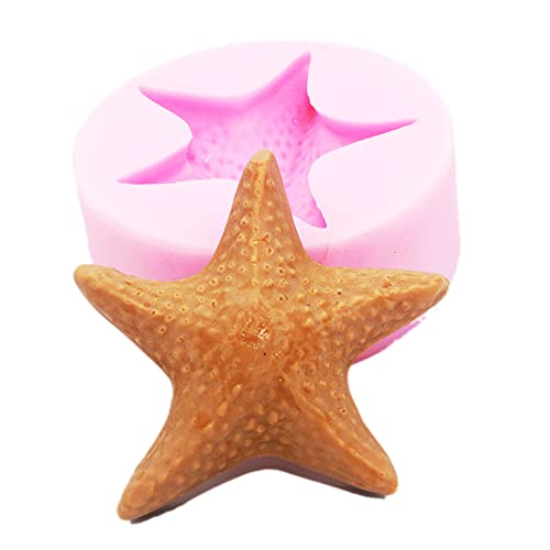 LC Seestern-Silikonformen, handgefertigte Seifenformen, Silikon-Seifenformen für Seife, DIY, Form zum Backen, Kuchen, Schokolade von coinos