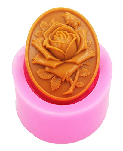 LC Silikonform mit Blumenmotiv, für Seife, Kuchen, Kekse, Schokolade, Eiswürfel von Benzisun