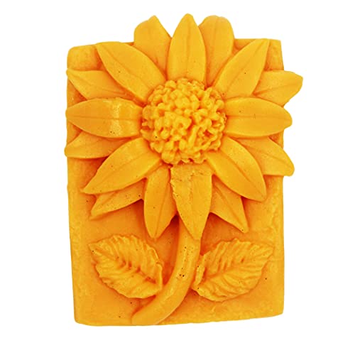LC Silikonform mit Sonnenblumen-Motiv, handgefertigte Seife, Silikonform von Longcang mold