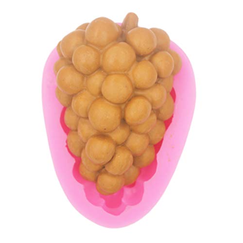 LC Trauben-Silikonform für Seife, Kuchen, Kekse, Schokolade, Eiswürfel von Longcang mold