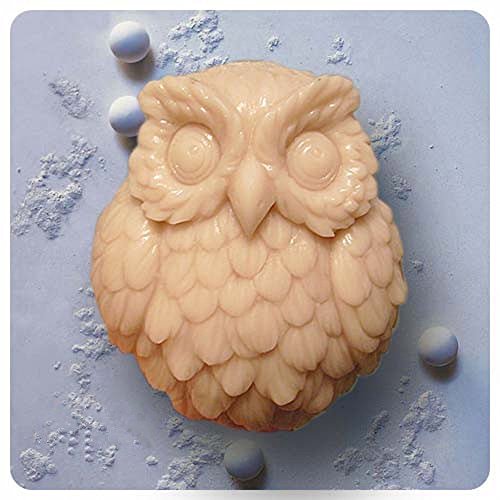 LC Night Owl N142 Craft Art Silikon Seife Form Craft DIY, Seifengießform Kerze handgefertigt von Longcang