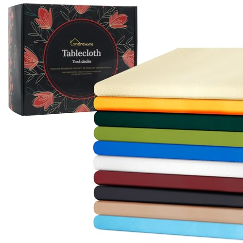 Einweg Vlies Stoffähnlich Tischdecke, 1.18m x 2,5m, Beige+Gelb+Dunkelgrün+Grün+Blauer See+Weiß+Rotwein+Schwarz+Hellbraun+Hellblau, Hochzeit, Geburtstag, Party, Dekoration, Bierzeltgarnitur Einweg Vlies Stoffähnlich Tischdecke, 1.18m x 2,5m, Beige+Gelb+Dunkelgrün+Grün+Blauer See+Weiß+Rotwein+Schwarz+Hellbraun+Hellblau, Hochzeit, Geburtstag, Party, Dekoration, Bierzeltgarnitur von Longing Home
