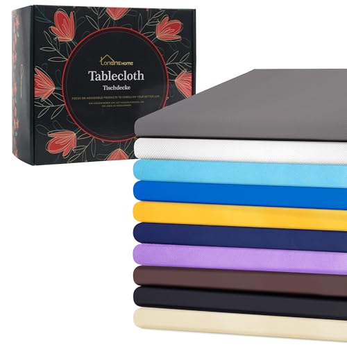 Einweg Vlies Stoffähnlich Tischdecke, 1.18m x 2,5m, Grau+Weiß+Hellblau+Blauer See+Gelb+Dunkelblau+Helles Lila+Grau+Schwarz+Beige, Hochzeit, Geburtstag, Party, Dekoration, Bierzeltgarnitur Einweg Vlies Stoffähnlich Tischdecke, 1.18m x 2,5m, Grau+Weiß+Hellblau+Blauer See+Gelb+Dunkelblau+Helles Lila+Grau+Schwarz+Beige, Hochzeit, Geburtstag, Party, Dekoration, Bierzeltgarnitur von Longing Home