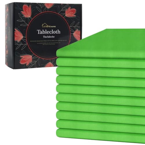 Einweg Vlies Stoffähnlich Tischdecke, 1.18m x 2,5m, Grün, Hochzeit, Geburtstag, Party, Dekoration, Bierzeltgarnitur Einweg Vlies Stoffähnlich Tischdecke, 1.18m x 2,5m, Grün, Hochzeit, Geburtstag, Party, Dekoration, Bierzeltgarnitur von Longing Home