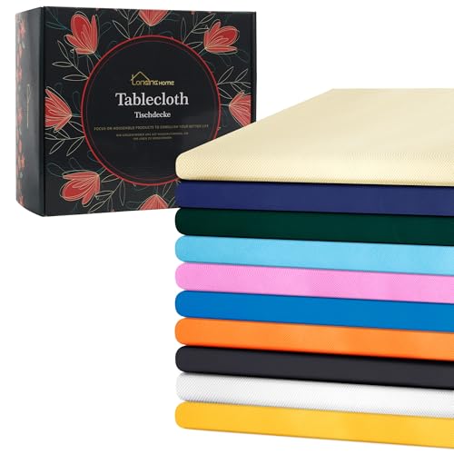 Einweg Vlies Stoffähnlich Tischdecke, 1m x 2,5m, Beige+Dunkelblau+Dunkelgrün+Hellblau+Pink+Blauer See+Orange+Schwarz+Weiß+Gelb, Hochzeit, Geburtstag, Party, Dekoration, Bierzeltgarnitur Einweg Vlies Stoffähnlich Tischdecke, 1m x 2,5m, Beige+Dunkelblau+Dunkelgrün+Hellblau+Pink+Blauer See+Orange+Schwarz+Weiß+Gelb, Hochzeit, Geburtstag, Party, Dekoration, Bierzeltgarnitur von Longing Home