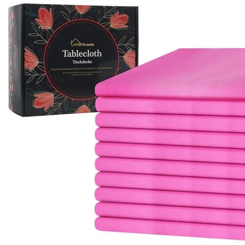 Einweg Vlies Stoffähnlich Tischdecke, 1m x 2,5m, Dunkelrosa, Hochzeit, Geburtstag, Party, Dekoration Einweg Vlies Stoffähnlich Tischdecke, 1m x 2,5m, Dunkelrosa, Hochzeit, Geburtstag, Party, Dekoration von Longing Home