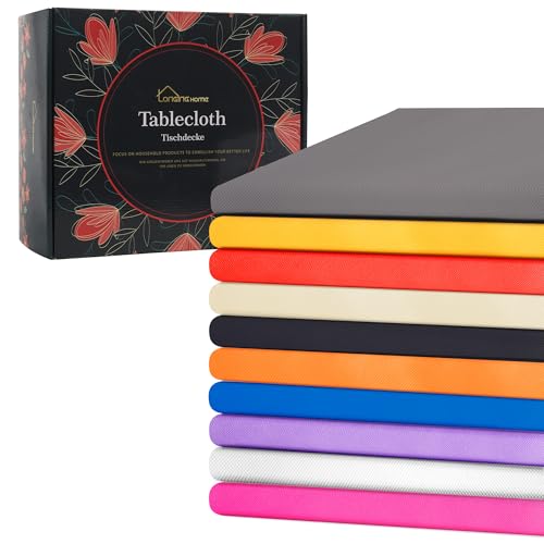 Einweg Vlies Stoffähnlich Tischdecke, 1m x 2,5m, Grau+Gelb+Rot+Beige+Schwarz+Orange+Blauer See+Helles Lila+Weiß+Dunkelrosa, Hochzeit, Geburtstag, Party, Dekoration, Bierzeltgarnitur Einweg Vlies Stoffähnlich Tischdecke, 1m x 2,5m, Grau+Gelb+Rot+Beige+Schwarz+Orange+Blauer See+Helles Lila+Weiß+Dunkelrosa, Hochzeit, Geburtstag, Party, Dekoration, Bierzeltgarnitur von Longing Home