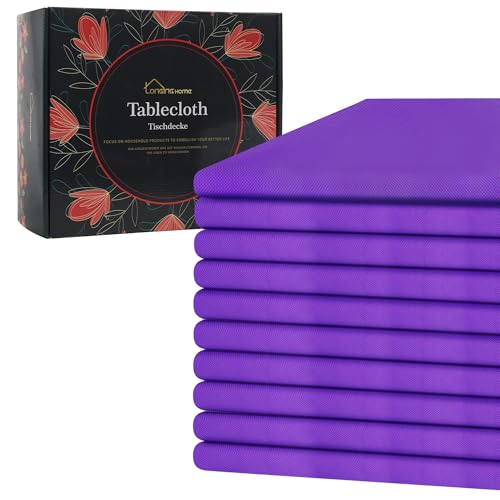 Einweg Vlies Stoffähnlich Tischdecke, 1m x 2,5m, Lila, Hochzeit, Geburtstag, Party, Dekoration Einweg Vlies Stoffähnlich Tischdecke, 1m x 2,5m, Lila, Hochzeit, Geburtstag, Party, Dekoration von Longing Home