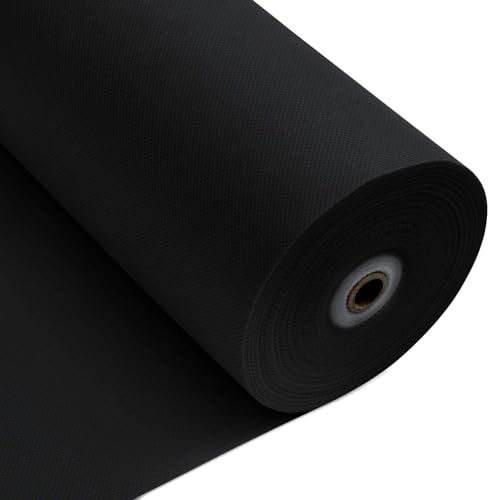 Tischdeckenrolle, 0.3 × 25M, Schwarz, Einweg Vlies Stoffähnlich Tischdecke Rolle, Meterware Tischtuchrolle, Geeignet Für Geburtstag, Party, Deko Tischdeckenrolle, 0.3 × 25M, Schwarz, Einweg Vlies Stoffähnlich Tischdecke Rolle, Meterware Tischtuchrolle, Geeignet Für Geburtstag, Party, Deko von Longing Home