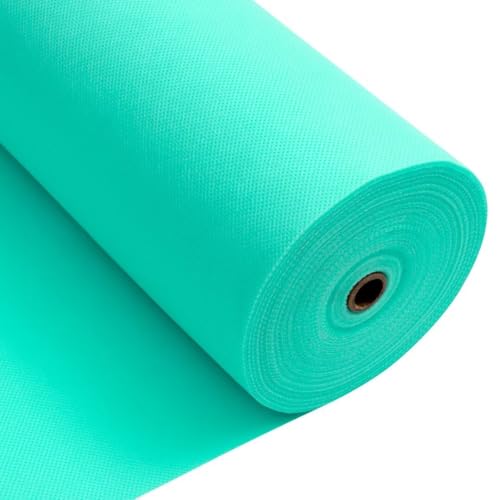 Tischdeckenrolle, 0.3 × 25M, Türkis, Einweg Vlies Stoffähnlich Tischdecke Rolle, Meterware Tischtuchrolle, Geeignet Für Geburtstag, Party, Deko Tischdeckenrolle, 0.3 × 25M, Türkis, Einweg Vlies Stoffähnlich Tischdecke Rolle, Meterware Tischtuchrolle, Geeignet Für Geburtstag, Party, Deko von Longing Home