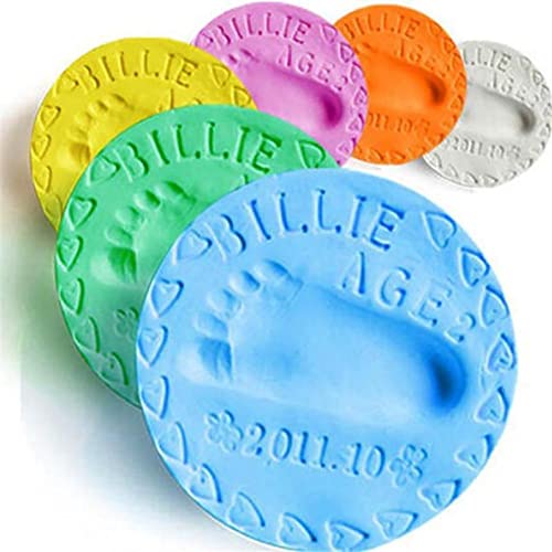 Baby Handabdruck Fußabdruck Lehm Ornament Fussabdruck Set für Neugeborene und Kleinkinder, Baby Geschenk Mädchen Personalisierte Andenken,Baby Kinderzimmer Dekor, Einzigartige Andenken (I, One Size) Baby Handabdruck Fußabdruck Lehm Ornament Fussabdruck Set für Neugeborene und Kleinkinder, Baby Geschenk Mädchen Personalisierte Andenken,Baby Kinderzimmer Dekor, Einzigartige Andenken (I, One Size) von Longra