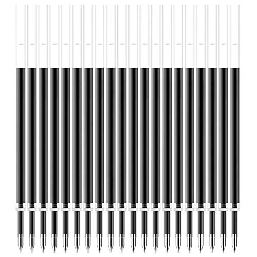 Longsing Refills for Gel Ink Kugelschreiber Nachfüllungen 20 Stücke 0,5 MM Schwarz Glattes Schreiben Fine Point Roller Kugelschreiber Set für Schule Büro von Longsing