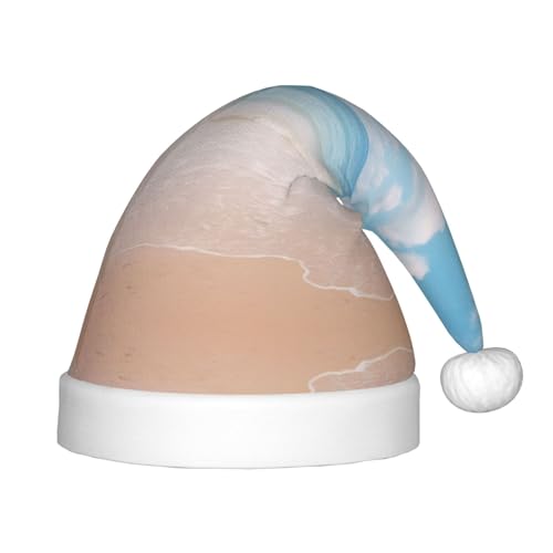Longzehao Weihnachtsmütze für Kinder mit schönem Blick auf das Meer, mit Plüschfell, Weihnachtsmützen für Neujahrsparty Longzehao Weihnachtsmütze für Kinder mit schönem Blick auf das Meer, mit Plüschfell, Weihnachtsmützen für Neujahrsparty von Longzehao