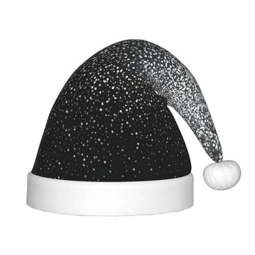 Longzehao Weihnachtsmützen für Kinder mit Plüschfell, glänzend, silberfarben, glitzernd, Weihnachtsmützen für Neujahrsparty Longzehao Weihnachtsmützen für Kinder mit Plüschfell, glänzend, silberfarben, glitzernd, Weihnachtsmützen für Neujahrsparty von Longzehao