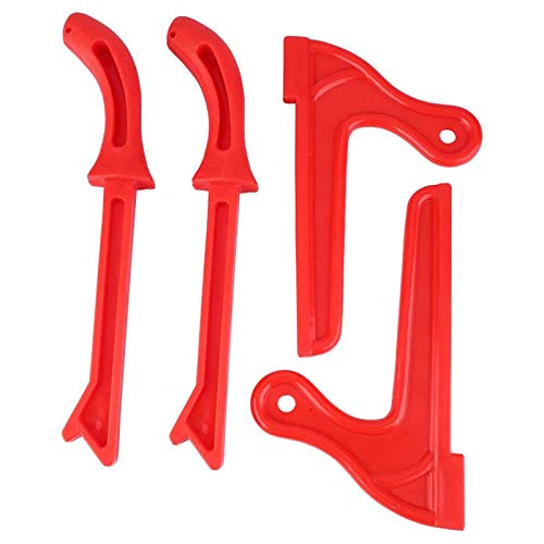 Longzhuo Push Sticks, 4Pcs Sicherheit Kunststoff Holzbearbeitung Schutz Handsäge Push Sticks Werkzeug für Zimmerei(rot) von Longzhuo