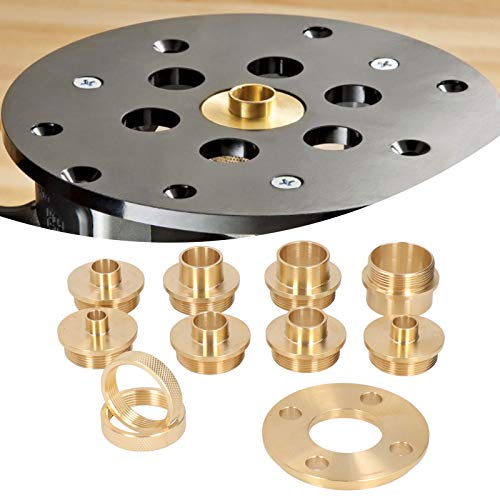 Longzhuo Router-Führungsschienen-Set, 11 Teile/Satz Messing Modell Router Führungsschiene Kit mit Router Zubehör Adapter Sicherungsmutter Longzhuo Router-Führungsschienen-Set, 11 Teile/Satz Messing Modell Router Führungsschiene Kit mit Router Zubehör Adapter Sicherungsmutter von Longzhuo