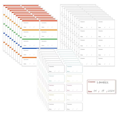 240 Stück Gefrieretiketten zum Beschriften Etiketten Selbstklebend Küchen,6x3cm Klebeetiketten Etiketten Lebensmittel für Gefrierdosen & Gefrierbeutel Adressetiketten 240 Stück Gefrieretiketten zum Beschriften Etiketten Selbstklebend Küchen,6x3cm Klebeetiketten Etiketten Lebensmittel für Gefrierdosen & Gefrierbeutel Adressetiketten von Lonnalee
