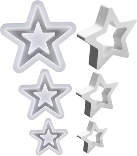 Silikonformen Gießformen Weihnachten,Sterne Silikonform Weihnachten,Silikon Gießform Kerzenform Weihnachten,Sterne Giessformen Silikon Gipsformen zum Gießen,DIY Weihnachten Handwerk Silikonformen Gießformen Weihnachten,Sterne Silikonform Weihnachten,Silikon Gießform Kerzenform Weihnachten,Sterne Giessformen Silikon Gipsformen zum Gießen,DIY Weihnachten Handwerk von Lonnalee