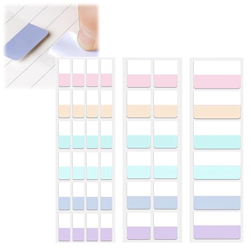 Lonwiner 3 Größen Haftstreifen, Haftstreifen Seitenmarker Sticky Notes Haftstreifen Pastell index Tabs Markierungsstreifen Haftstreifen Transparent Lonwiner 3 Größen Haftstreifen, Haftstreifen Seitenmarker Sticky Notes Haftstreifen Pastell index Tabs Markierungsstreifen Haftstreifen Transparent von Lonwiner