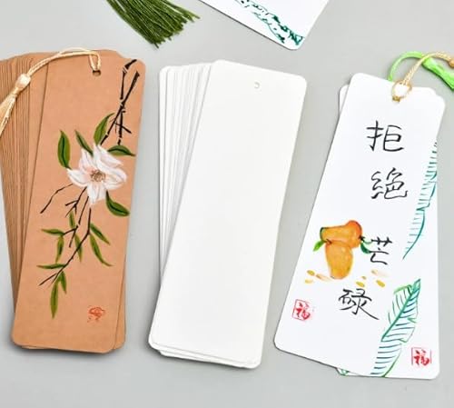 Lonwiner 40 Stück Aquarellpapier Lesezeichen Blanko, Postkarten Blanko Sublimation Rohlinge Lesezeichen Watercolor Paper von Postkarten, Weiß Lonwiner 40 Stück Aquarellpapier Lesezeichen Blanko, Postkarten Blanko Sublimation Rohlinge Lesezeichen Watercolor Paper von Postkarten, Weiß von Lonwiner