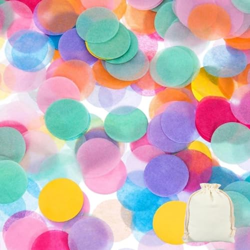Lonwiner 6 Stück Konfetti Bunt, Konfetti Geburtstag Streudeko Geburtstag Seidenpapier Bunt Konfettikanone, Farbe Lonwiner 6 Stück Konfetti Bunt, Konfetti Geburtstag Streudeko Geburtstag Seidenpapier Bunt Konfettikanone, Farbe von Lonwiner
