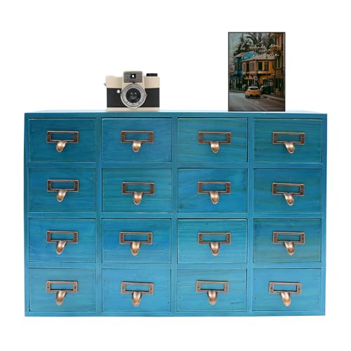 16 Schubladen 50.5x9.5x35cm Holz Organizer Aufbewahrungsbox Schubladenbox Schminktisch Make up Organizer, Jede Schublade 10x6x7.5cm, für Bürobedarf Kosmetik Schmuck 16 Schubladen 50.5x9.5x35cm Holz Organizer Aufbewahrungsbox Schubladenbox Schminktisch Make up Organizer, Jede Schublade 10x6x7.5cm, für Bürobedarf Kosmetik Schmuck von Loobiiny