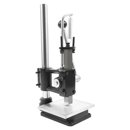 Loobiiny Leder Stanzmaschine,HöHenverstellbar Leder PräGemaschinen Mit Bohrfutter,Manuelle Lochmaschine Zum Schneiden Formen Loobiiny Leder Stanzmaschine,HöHenverstellbar Leder PräGemaschinen Mit Bohrfutter,Manuelle Lochmaschine Zum Schneiden Formen von Loobiiny