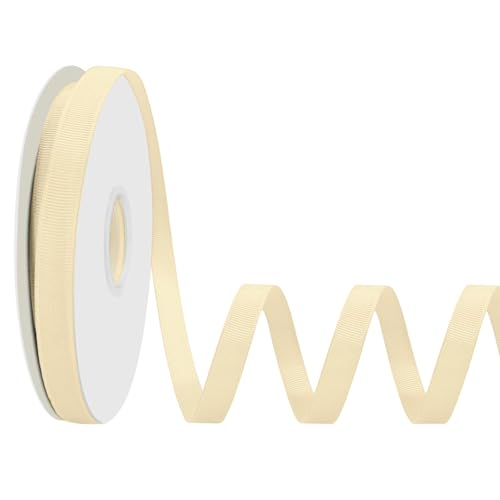 LoomJoyz Doppelseiten Creme Ripsband 12mm×45 Meter Bänder Satinband Geschenkband für Geschenkverpackung Dekobänder für Nähen von Haarbogen Blume Bouquet Handwerk Hochzeiten Blumenarrangements LoomJoyz Doppelseiten Creme Ripsband 12mm×45 Meter Bänder Satinband Geschenkband für Geschenkverpackung Dekobänder für Nähen von Haarbogen Blume Bouquet Handwerk Hochzeiten Blumenarrangements von LoomJoyz
